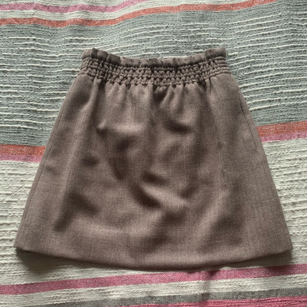 J.Crew Wool Mini Skirt